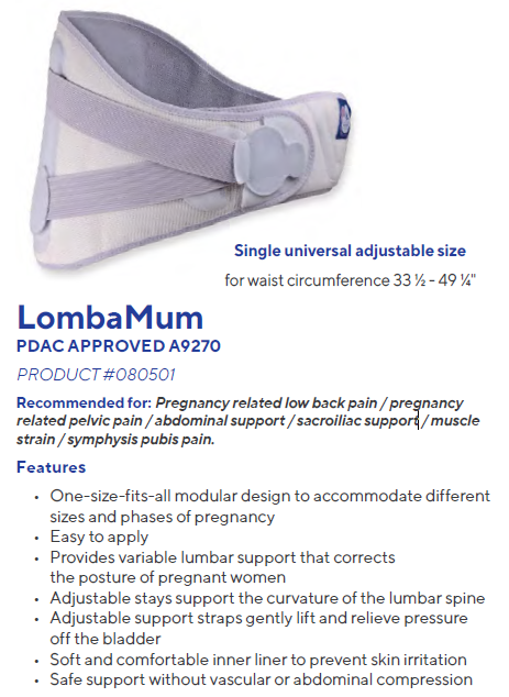 abdominal support / sacroiliac support
